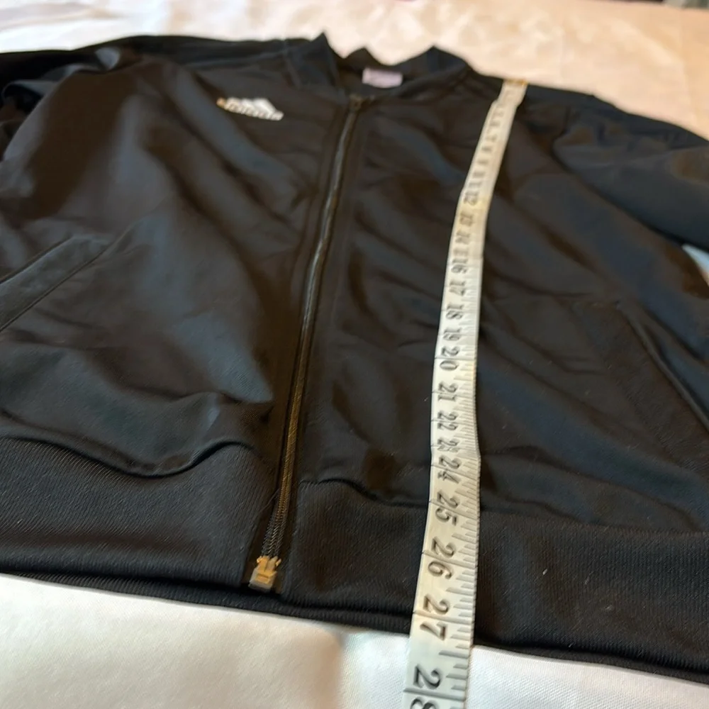 Adidas Black Full Zip Athletic Track Jacket XL Youth
